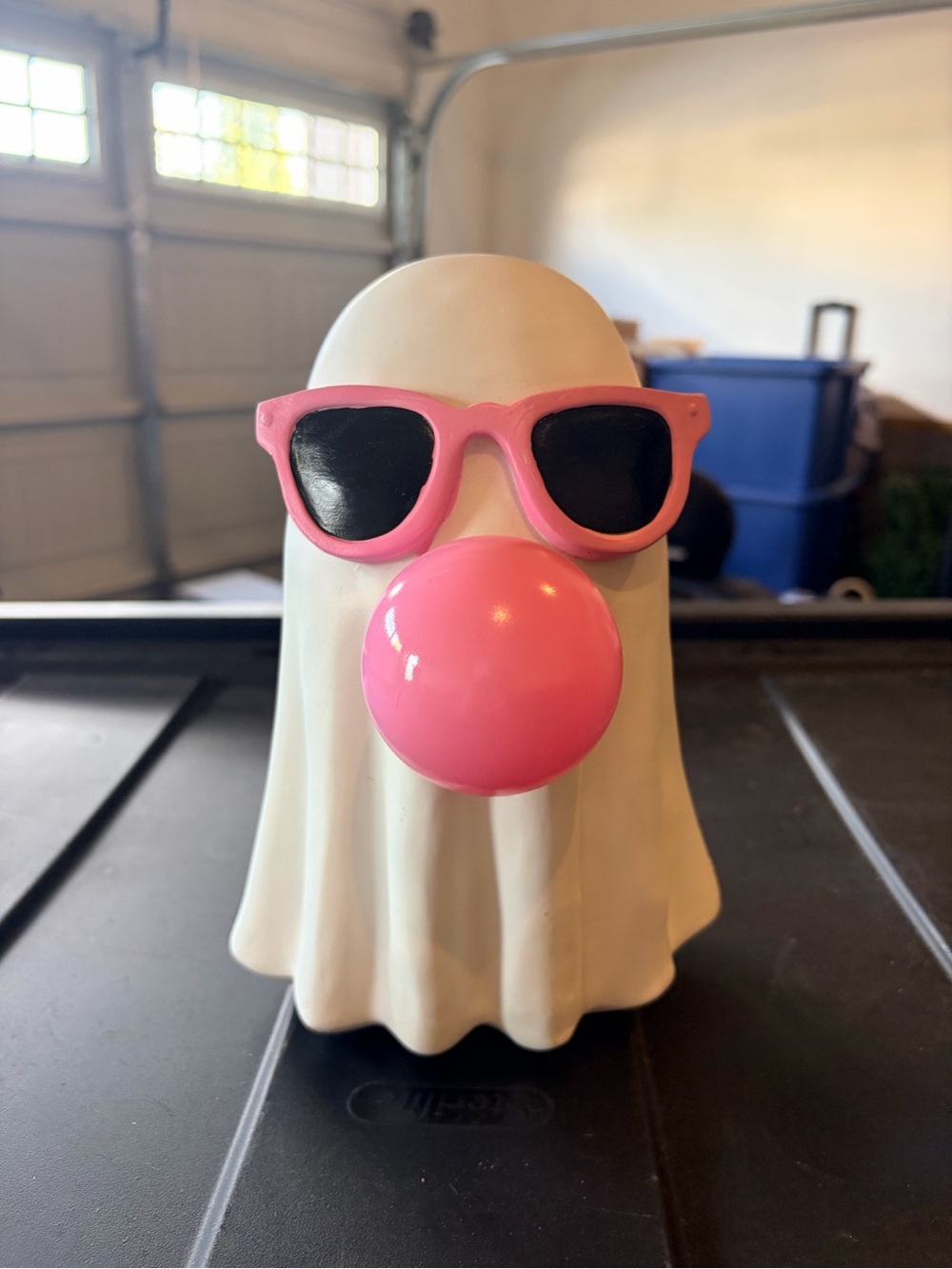 Pink Bubble-Gum Ghost with Sunglasses